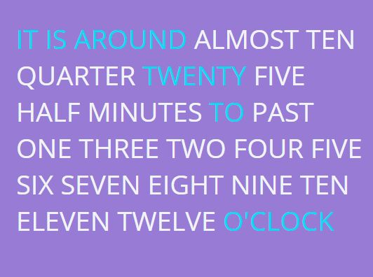 Creating A Minimal Text Clock Plugin With jQuery - Download Creating A Minimal Text Clock Plugin With jQuery