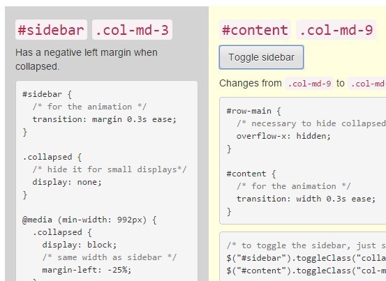 Creating Collapsible Bootstrap Sidebars with jQuery CSS - Download Creating Collapsible Bootstrap Sidebars with jQuery and CSS