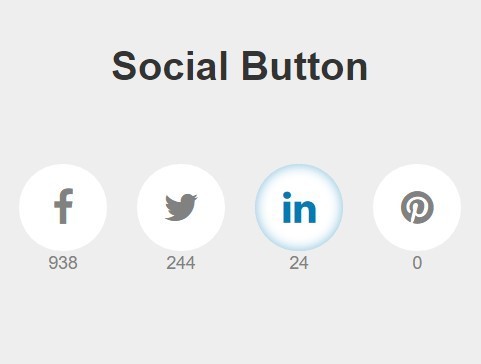 Custom jQuery Social Share Buttons with Counters - Download Custom jQuery Social Share Buttons with Counters