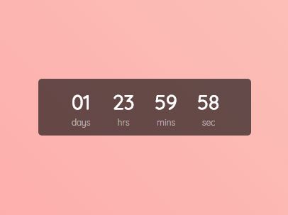 Digital Countdown Clock jQuery - Download Easy Digital Countdown Clock Plugin With jQuery