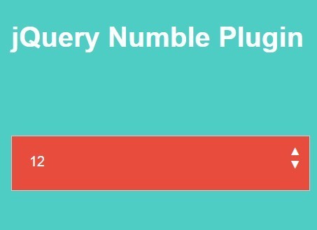 Easy Stylable jQuery Number Input Spinner Plugin Numble - Download Easy Stylable jQuery Number Input Spinner Plugin - Numble