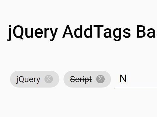 Material Inspired Tag Input Plugin For jQuery AddTags - Download Material Inspired Tag Input Plugin For jQuery - AddTags