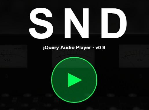 Minimal Custom Audio Player Plugin with jQuery SND - Download Minimal Custom Audio Player Plugin with jQuery - SND