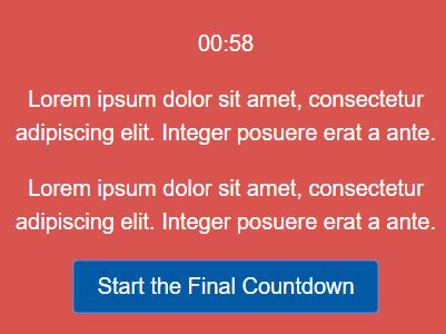 Minimal HTML5 Countdown Timer Plugin For jQuery Rooster - Download Minimal HTML5 Countdown Timer Plugin For jQuery - Rooster