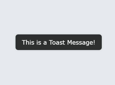 Mobile First Toast Message Plugin With jQuery showToast - Download Mobile First Toast Message Plugin With jQuery - showToast