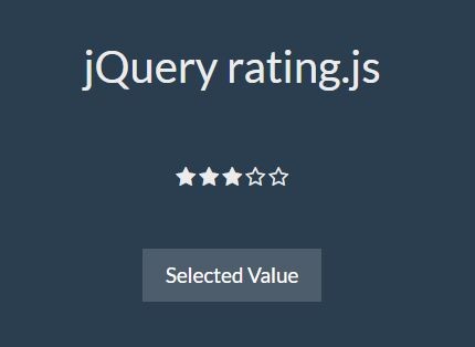 Rating Input Plugin jQuery - Download Minimal Rating Input Plugin For jQuery - rating.js