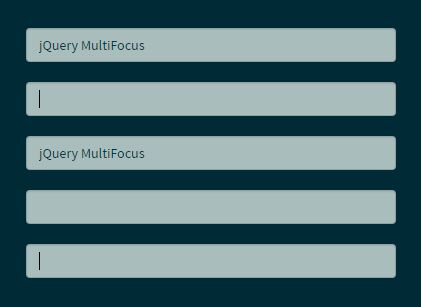 Set Focus On Multiple Input Fields jQuery MultiFocus - Download Set Focus On Multiple Input Fields At The Same Time - jQuery MultiFocus