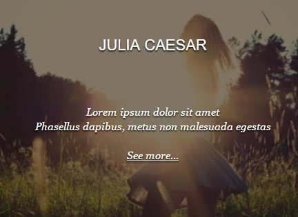 Simple Image Hover Effect with jQuery CSS CSS3 - Download Simple Image Hover Effect with jQuery and CSS/CSS3