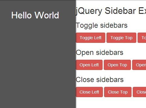 Simple Sliding Sidebar Panels with jQuery Sidebar - Download Simple Sliding Sidebar Panels with jQuery - Sidebar