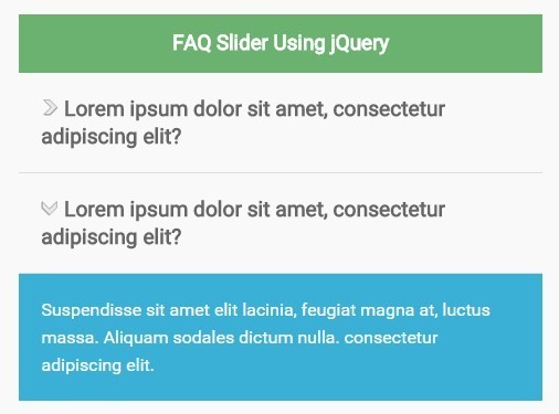 Simple Smooth FAQ Accordion with jQuery CSS FAQ Slider - Download Simple Smooth FAQ Accordion with jQuery and CSS - FAQ Slider
