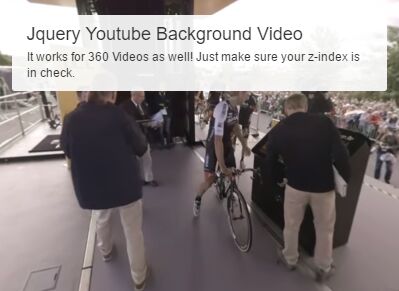 Youtubebackground js A Wrapper For The Youtube API - Download Youtubebackground.js - A Wrapper For The Youtube API