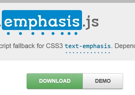 jQuery Plugin For CSS3 Emphasis Marks emphasis js - Download jQuery Plugin For CSS3 Emphasis Marks - emphasis.js