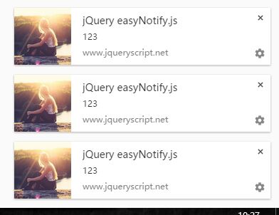jQuery Plugin For HTML5 Desktop Push Notifications easyNotify js - Download jQuery Plugin For HTML5 Desktop Push Notifications - easyNotify.js
