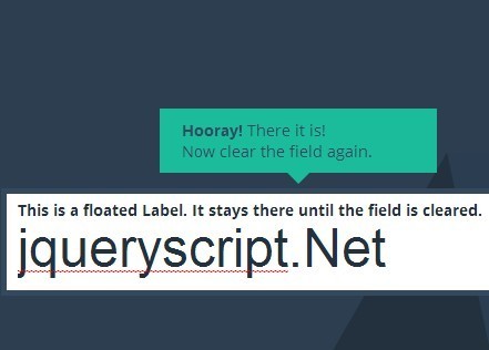 jQuery Plugin For Text Field Float Label floatlabels js - Download jQuery Plugin For Text Field Float Label - floatlabels.js