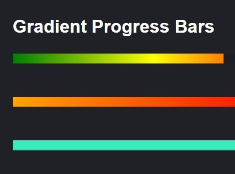 jQuery Plugin To Create Animated Gradient Progress Bars - Download jQuery Plugin To Create Animated Gradient Progress Bars