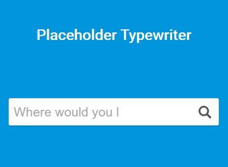 jQuery Plugin To Create Animated Placeholders placeholderTypewriter - Download jQuery Plugin To Create Animated Placeholders - placeholderTypewriter