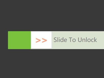jQuery Plugin To Create Slider To UnLock Sliders slideunlock - Download jQuery Plugin To Create 'Slider To UnLock' Slider - slideunlock