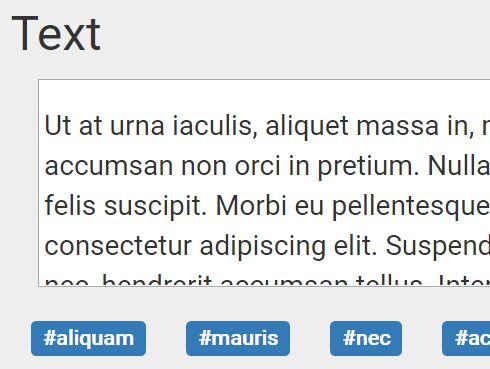 jQuery Plugin To Generate Tags From A Given Text tag extract - Download jQuery Plugin To Generate Tags From A Given Text - tag-extract
