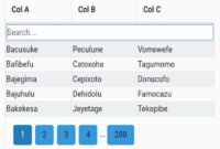 sorting filtering pagination fancytable 200x135 - Free Download Enable Sorting, Filtering And Pagination For Table - jQuery fancyTable