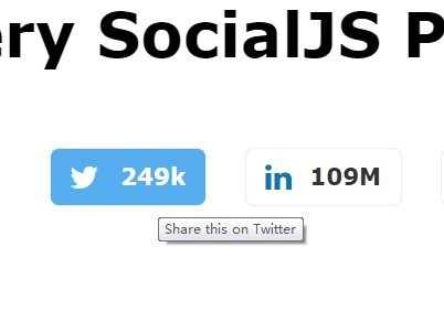 Simple jQuery Plugin For Custom Social Share Buttons SocialJS - Free Download Simple jQuery Plugin For Custom Social Share Buttons - SocialJS