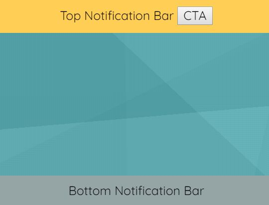 sticky notification banner - Free Download Sticky Notification Bar In jQuery - notificationBanner