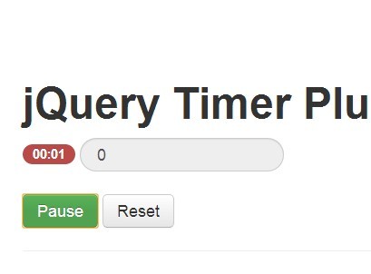 Minimal Stopwatch Timer Plugin For jQuery - Free Download Minimal Stopwatch & Timer Plugin For jQuery