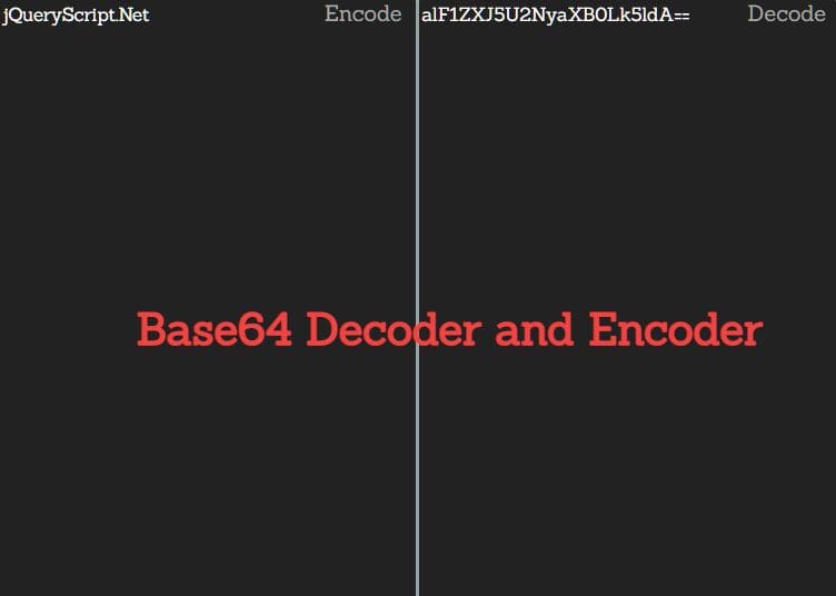 base64 decoder encoder - Free Download Base64 Decoder and Encoder In jQuery - base64.js