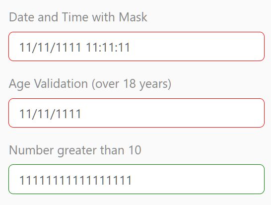 input validation mask inner - Free Download Feature-rich Input Validation & Mask Plugin - InnerFormValidation