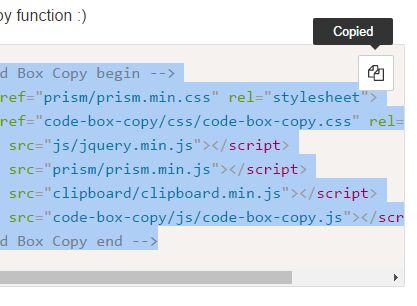Copy To Clipboard For Syntax Highlighter - Free Download Copy Code To Clipboard Plugin For Syntax Highlighter