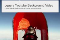 Fullscreen Youtube Video Background Plugin with jQuery 200x135 - Free Download Fullscreen Youtube Video Background Plugin with jQuery