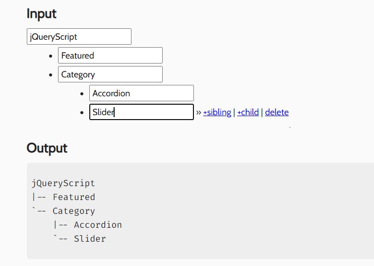 ascii tree builder - Free Download ASCII Folder Tree Generator In jQuery - Tree Builder