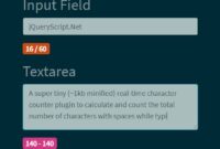 character counter spaces 200x135 - Free Download Real-time Character Counter With Spaces - jQuery charCounter.js