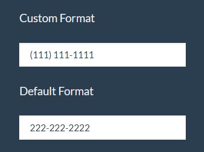 jQuery Input Mask Phone Numbers - Free Download Lightweight jQuery Input Mask Plugin For Phone Numbers
