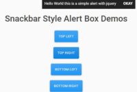 snackbar alert box 200x135 - Free Download Simple Snackbar Style Alert Box Plugin For jQuery