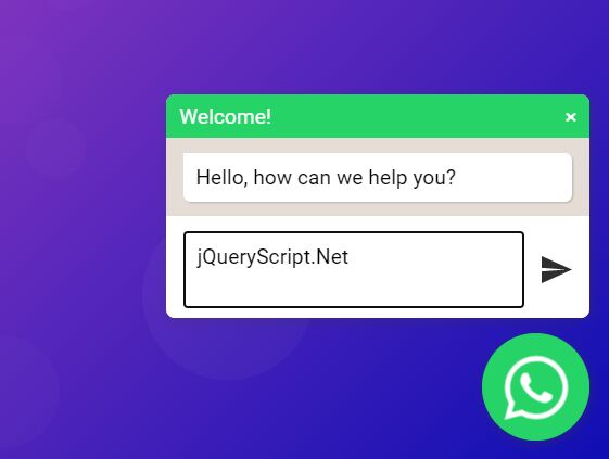 whatsapp click to chat - Free Download Floating Whatsapp Click To Chat Button In jQuery - venom-button