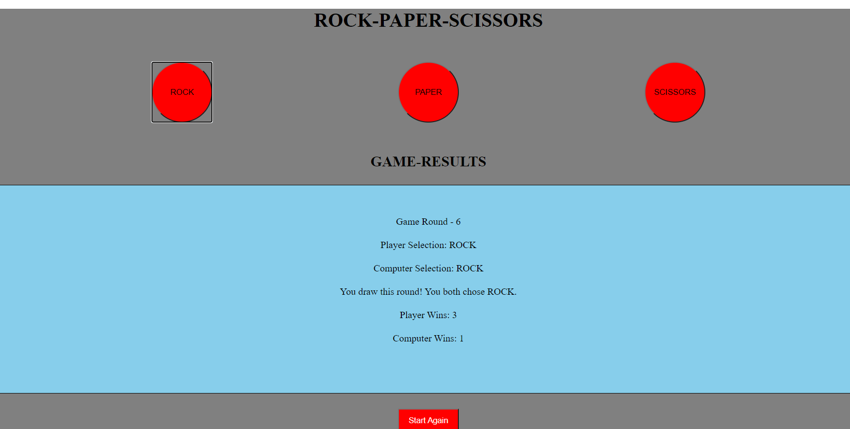 rps - RPS GAME IN JAVASCRIPT WITH SOURCE CODE