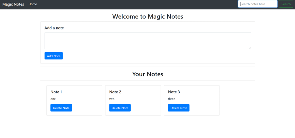 magic notes -