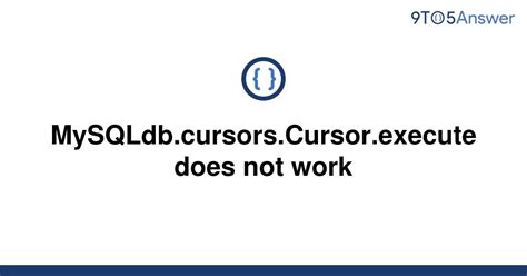 th 13 - Best Practices for Closing Cursors in MySqlDB Quickly and Efficiently
