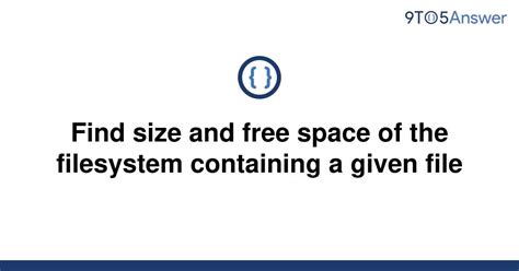 th 475 - Python Tips: How to Find Size and Free Space of the Filesystem for a Given File