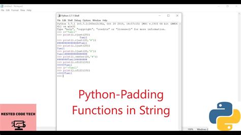 th 114 - 10 Ways to Pad a String with Spaces Using Python