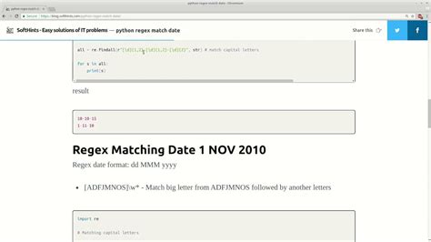 th 229 - Efficient Python Regex for Accurately Matching Dates