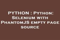 th 481 200x135 - Fix Empty Page Source with Python: Selenium & PhantomJS