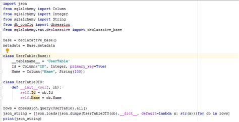 th 606 - Convert SQL Table to JSON in Python: A Quick Guide