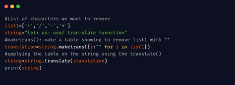 th 649 - Efficient String List Cleaning - Remove Character in 10 Words or Less