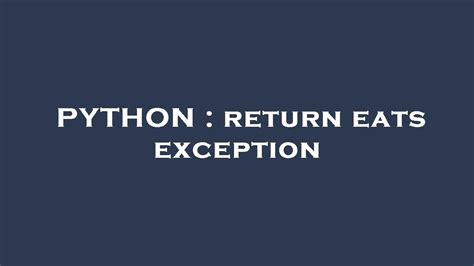 th 238 - Exceptional Returns on Dining with Return Eats