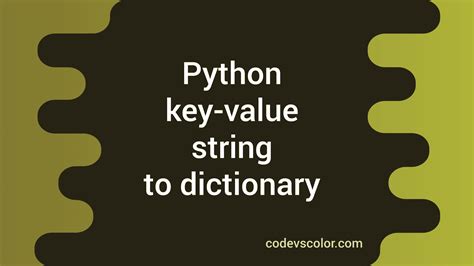 th 353 - Python Tips: Effortlessly Convert String to Dictionary in Python [Duplicate].