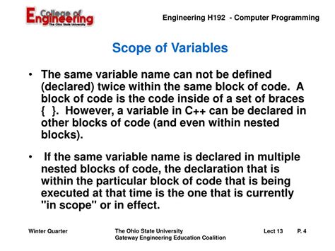 th 608 - Understanding Scope of Variables in the With Statement