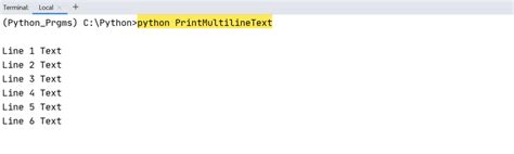 th 609 - Learn to Print Multiple Lines of Text with Python Effortlessly