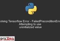 th 311 200x135 - Python Tips: Fixing FailedPreconditionError when Using Uninitialized Variables in TensorFlow