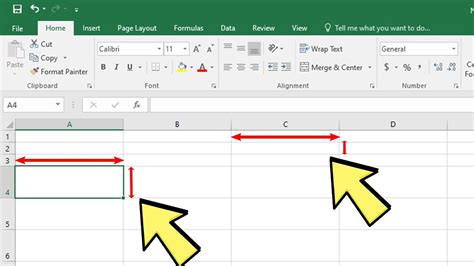 th 412 - Adjusting Cell Width in Excel for Better Data Presentation.